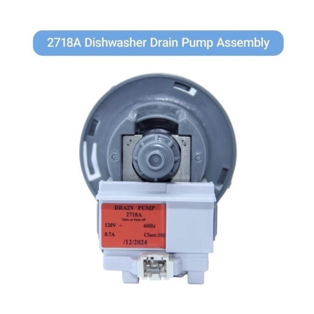 2718A 5304519271 Dishwasher Drain Pump Assembly‎ for Frigidaire Kenmore US